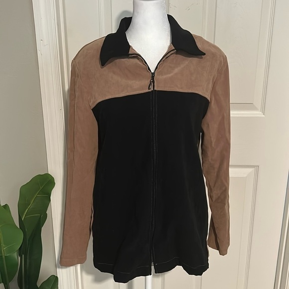 Notations brown and black jacket size M - Picture 1 of 3